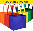 Bolso jumbo Ecologica con Logo  medidas de 45x38x25 cms ideal para resistencia